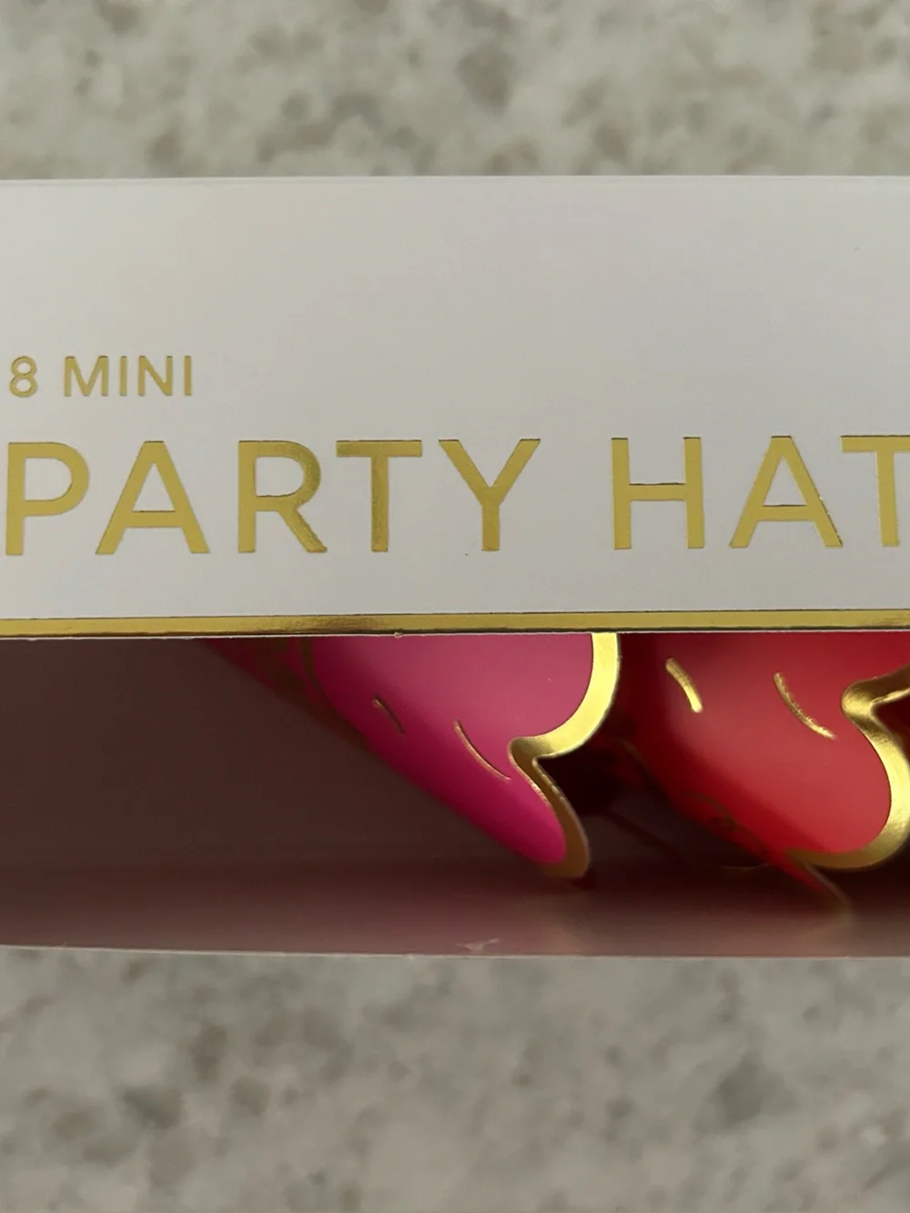 “New” Party Partners Bright Multicolor Mini Hats — Pack of 8